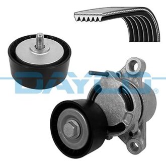 BMW К-кт поліклинового ременя (ремінь+натягувач+ролик) 1/F20, 3/F30, 5/F10, X3/F25 DAYCO KPV394