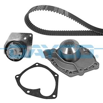 Комплект ГРМ (ремінь + ролик + водяний насос) RENAULT GRAND SCENIC III, LAGUNA II, MEGANE, MEGANE II, MEGANE III, SCENIC III 1.9D 11.02-09.16 DAYCO KTBWP7830 (фото 1)