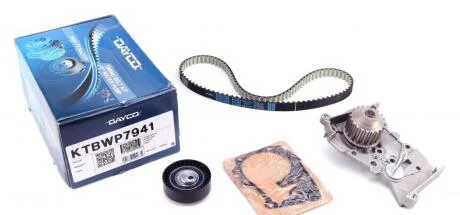 Роликовий модуль натягувача ременя (ролик, ремінь, помпа) DAYCO KTBWP7941