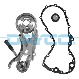 К-т ланцюга ГРМ ((2 ланцюга+напрямна+ натягувач +2 шестерні) Fiesta,Focus,Mondeo,Transit,C-Max DAYCO KTC1088