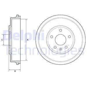 Гальмівний барабан Delphi BF556