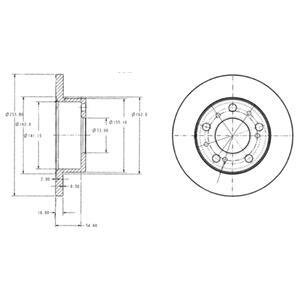 Гальмiвнi диски Delphi BG2253