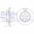 Диск тормозной SUBARU IMPREZA/LEGACY 92- вент. перед. D=250 Delphi BG2767 (фото 1)