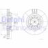 Диск тормозной MITSUBISHI PAJERO 92- передний вент. D=276 Delphi BG3099 (фото 1)