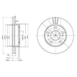 Гальмівний диск Delphi BG3172