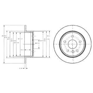 Диски і барабани Delphi BG3178