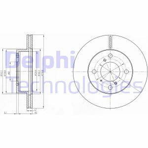 Гальмівний диск Delphi BG3499