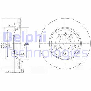 Гальмівний диск Delphi BG3518
