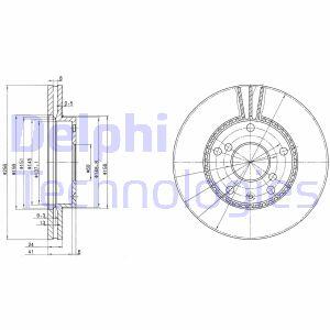 Гальмiвнi диски Delphi BG3531