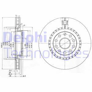 Гальмівний диск Delphi BG3723