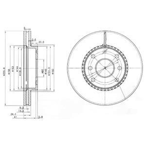 Гальмівний диск Delphi BG3790