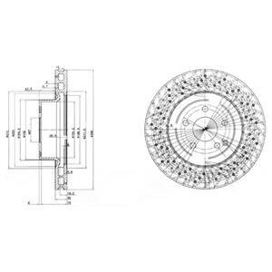Гальмівний диск Delphi BG3827