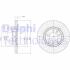Диск тормозной PEUGEOT 407/508 04- вент. перед. Delphi BG3835C (фото 1)