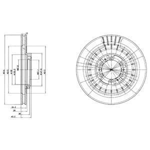 Гальмiвнi диски Delphi BG3847