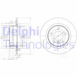 Гальмівний диск Delphi BG3960