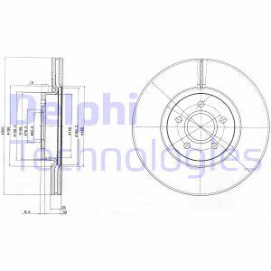 Гальмiвнi диски Delphi BG4056C
