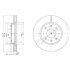 Диск тормозной MITSUBISHI GALANT/LANCER 96- перед. Delphi BG4068 (фото 1)
