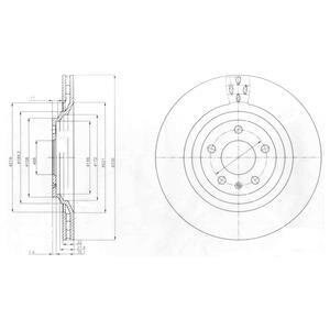 Гальмiвнi диски Delphi BG4087