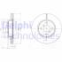 Диск тормозной TOYOTA YARIS 06- перед. вент. D=258 Delphi BG4116C (фото 1)