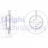 Диск тормозной TOYOTA YARIS 06- перед. вент. D=258 Delphi BG4116C (фото 1)