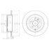Диск тормозной LAND ROVER FREELANDER 06- задн. Delphi BG4124C (фото 1)