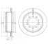 Диск тормозной TOYOTA LAND CRUISER PRADO 150 08- задн. Delphi BG4275 (фото 1)