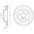 BMW Гальмівний диск задн. 1 (E81), 1 (E87), 3 (E90), 3 Touring (E91), 3 (E92) Delphi BG4714C (фото 1)