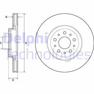Гальмівний диск Delphi BG4797C