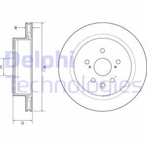 Гальмівний диск Delphi BG4962C