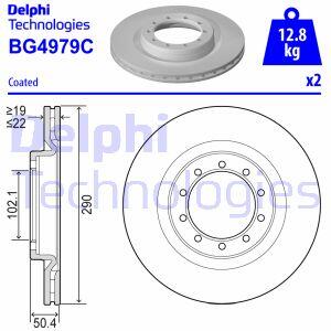 Гальмівні диски Delphi BG4979C