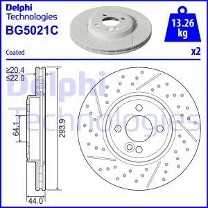 Гальмівний диск Delphi BG5021C