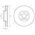 BMW диск гальмівний перед.лів.F10,6,7F 01 10- Delphi BG9155C (фото 1)