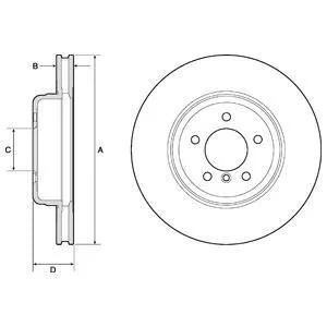 Гальмівний диск Delphi BG9159C