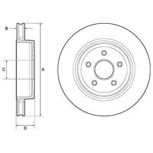 Гальмівний диск Delphi BG9170C