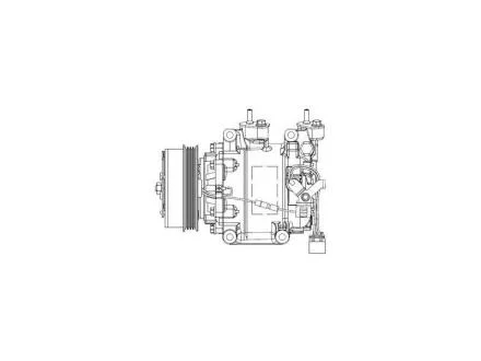 Компресор, система кондиціонування повітря Delphi CS20515