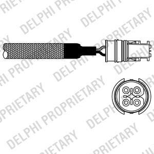 Датчик кисню Delphi ES10581-12B1