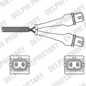 Лямбда зонд Delphi ES20244-12B1