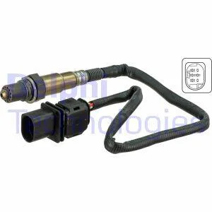 Лямбда-зонд (кількість дротів 5, 530мм) BMW 1 (E81), 1 (E82), 1 (E87), 1 (E88), 1 (F20), 1 (F21), 2 (F22, F87), 3 (E46), 3 (E90), 3 (E91), 3 (E92), 3 (E93), 3 (F30, F80), 3 (F31) 2.0-4.8 09.01- Delphi ES20677-12B1