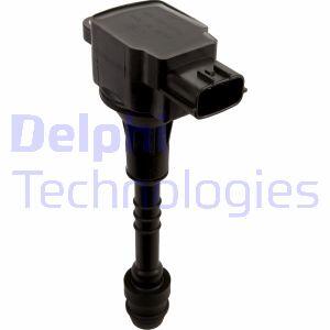 Котушка запалювання NISSAN ALMERA CLASSIC, ALMERA II, ALMERA TINO, PRIMERA RENAULT DUSTER 1.5-2.0 06.96- Delphi GN10245-12B1