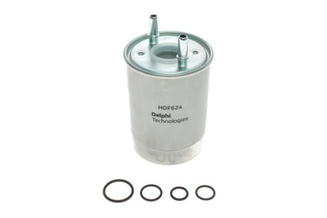 Фільтр паливний RENAULT/SUZUKI Fluence/Grand Scenic/Megane/Scenic/Grand Vitara "05>> Delphi HDF624