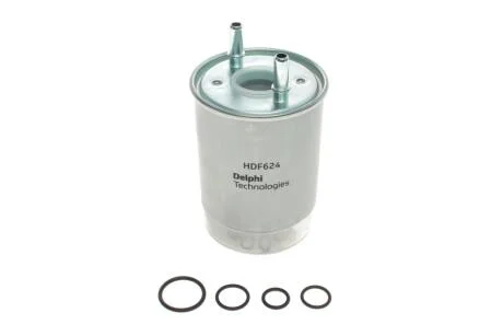 Фільтр паливний RENAULT/SUZUKI Fluence/Grand Scenic/Megane/Scenic/Grand Vitara "05>> Delphi HDF624