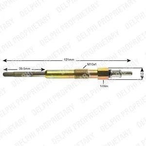 Свічки накалу/свічки нагріву Delphi HDS387