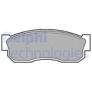 Гальмівні колодки, дискові Delphi LP0261