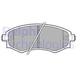 Гальмівні колодки, дискові Delphi LP0606