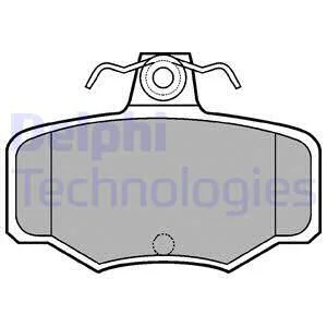 Гальмівні колодки, дискові Delphi LP0617