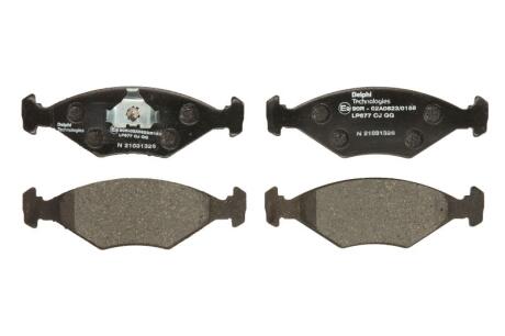 Гальмівні колодки, дискові Delphi LP0677