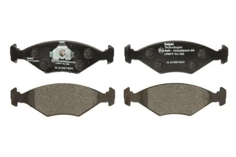 Гальмівні колодки, дискові Delphi LP0677