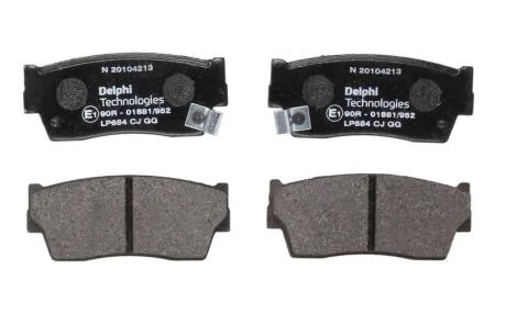 Гальмівні колодки дискові Delphi LP0684