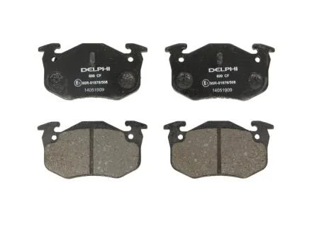 Гальмівні колодки, дискові Delphi LP0699