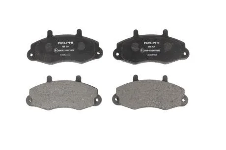 Гальмівні колодки, дискові Delphi LP0766